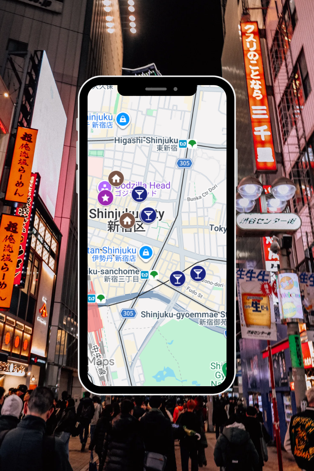 Tokyo Travel Map by Candace Abroad