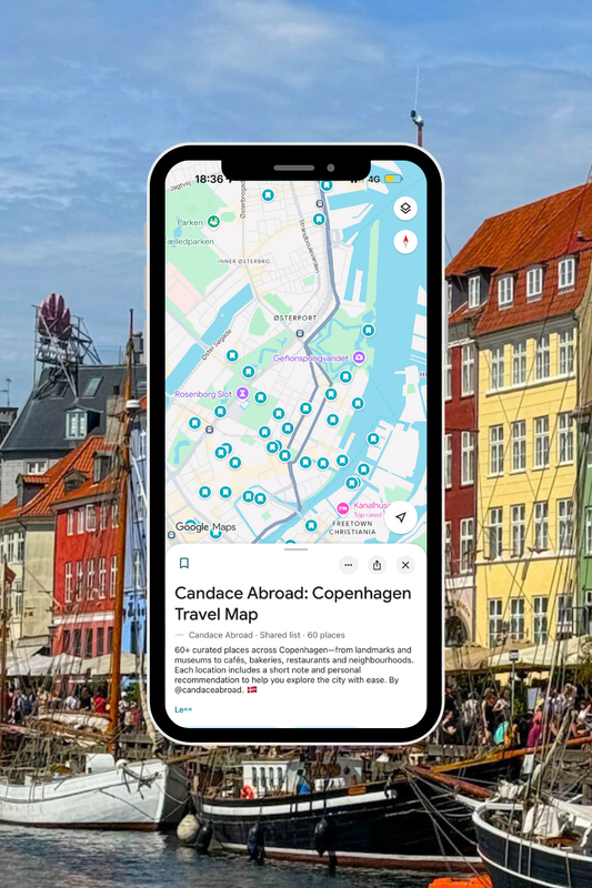 Copenhagen Travel Map by Candace Abroad