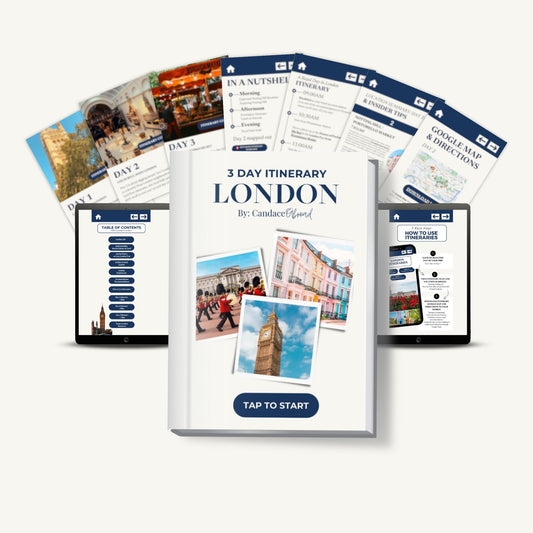 London 3-Day Tourist Itinerary