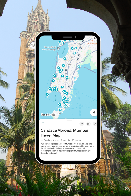 Mumbai Travel Map by Candace Abroad