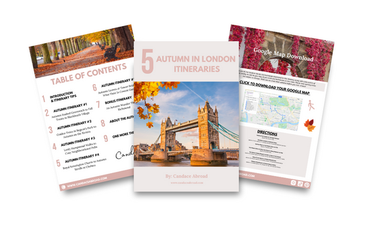 Autumn in London Itinerary Bundle